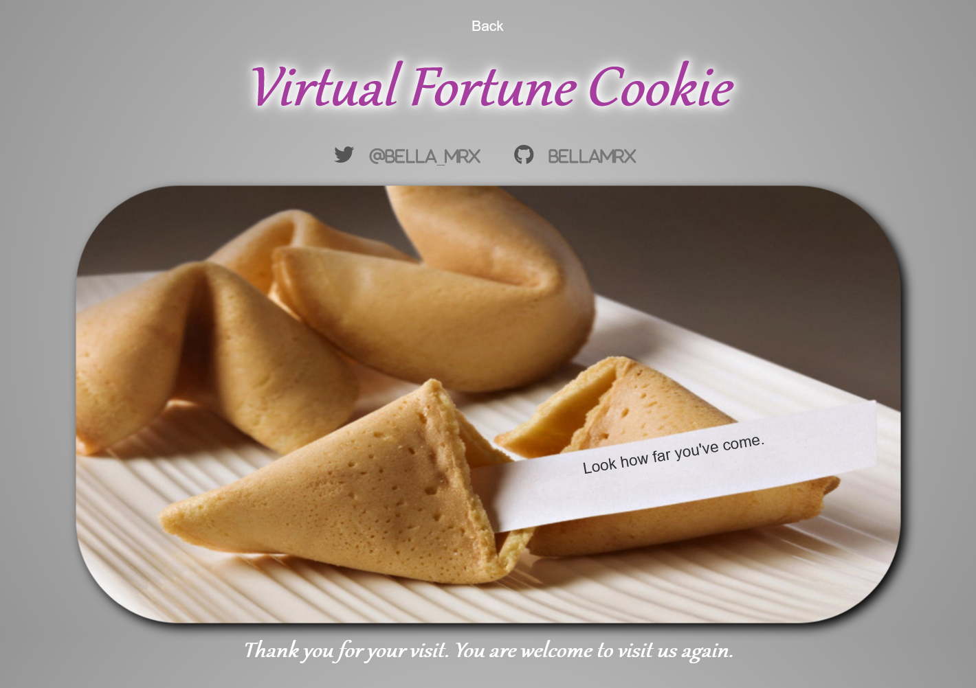 Virtual Cookie Preview